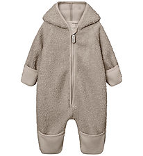 Mini A Ture Fleece Suit - MatAdel - Grey Brown