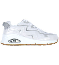 Skechers Shoes - Wavy Shimmer - White/Silver