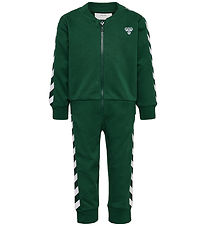 Hummel Sweat Set - Hmlmini - Dark Green