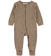 Grenouillère Joha - Laine/Soie - Beige Melange