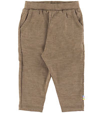 Joha Trousers - Wool/Silk - Beige Melange