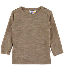 Joha Blouse - Wool/Silk - Beige Melange