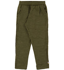 Joha Trousers - Wool - Moss Green