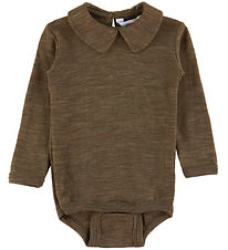 Body m/l Joha - Laine/Soie - Marron Chiné