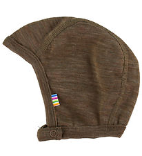 Joha Baby Hat - Wool/Silk - Brown Melange