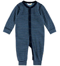 Joha Jumpsuit - Wool - Blue w. Stripes