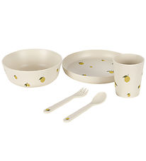 Konges Sløjd Dinner Set - 5 Parts - Lemon
