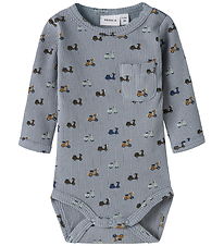 Name It Bodysuit l/s - NbmNooter - Tradewinds