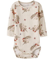 Name It Bodysuit l/s - NbfNoise - Peyote Melange