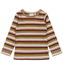 Petit Piao Blouse - Rib - Modaal - Nostalgisch Rose/Multi Stripe