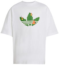 adidas Originals T-shirt - White w. Minecraft