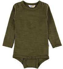 Joha Bodysuit l/s - Wool - Moss Green