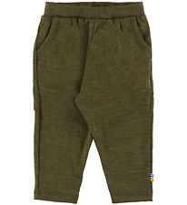 Joha Trousers - Wool - Moss Green