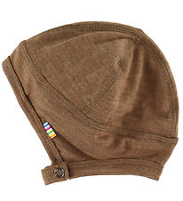 Joha Baby Hat - Wool - 2-layer - Warm Brown