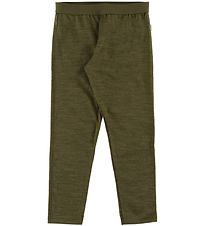 Joha Leggings - Wool - Moss Green