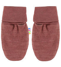 Joha Mittens - Wool/Bamboo - Dark Rose