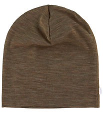 Bonnet Joha - Laine/Soie - 2 Couches - Marron Chiné