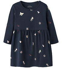 Name It Dress - NbfVandora - Navy Blazer/Flowers Duck Hearts