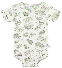 Joha Bodysuit s/s - Wool/Silk - Off White