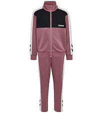Hummel Tracksuit - HmlJR Colorblock - Wistful Mauve