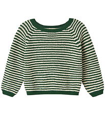 MarMar Blouse - Knitted - Turin - Garden Green Stripe