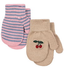 Konges Sløjd Mittens - Wool/Acrylic - Knitted - Filla - 2-Pack -