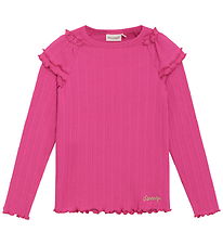 Minymo Blouse - Rib - Fuchsia Fedora
