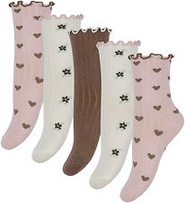 Chaussettes Name It - 5 Pack - Rib - NmfNetti - Poivre/Bruni