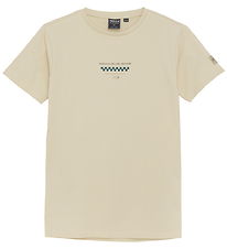 Indian Blue Jeans T-shirt - Sandshell w. Print