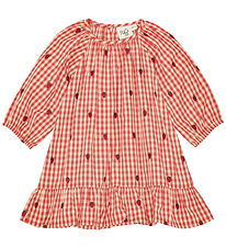 Flöss Klänning - Molly - Berry Ginghammönster m. Rutor