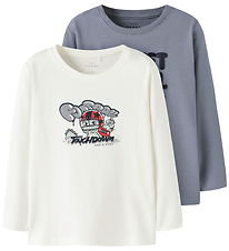 Name It Blouse - NmmVux - 2-Pack - Tradewinds/Cloud Dancer