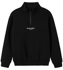 Name It Cardigan - Noos - NkmBrody - 1/4 Zip - Black w. Print