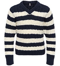 Kids Only Blouse - Knitted - Cook Janny - Night Sky/Tofu