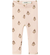 Lil' Atelier Leggings - Rib - NbfLavo - Pastel Pergament