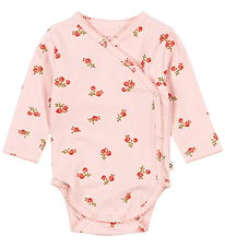 Konges Sløjd Wrap Bodysuit l/s - Basic - Pink Pink