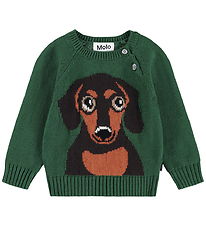 Molo Blouse - Knitted - Wool/Cotton - Dachshund Puppy