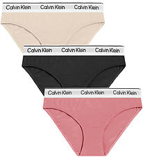 Calvin Klein Slips - 3er-Pack - Schwarz/Rosa/Weiß