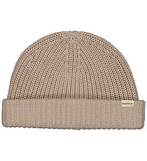 MarMar Mütze - Baumwolle/Wolle - Satin - Oyster Grey