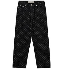 Sofie Schnoor Jeans - Denim - Black w. Dots