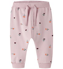 Name It Hosen - NbfVandora - Brüniert Lilac/Blumen