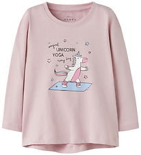Name It Bluse - NmfViolett - Brüniert Lilac/Unicorn Yoga