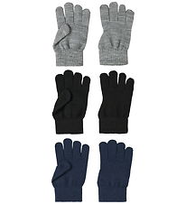 Name It Gloves - NkmMagic - 6-Pack - Black/Grey SPELLBOUND