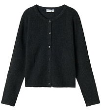 Name It Cardigan - Gebreid - NkfSaluna - Dark Grey Melange