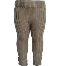 Hanevild Leggings - Knitted - Rib - Heather - Coriander
