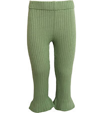 Hanevild Hosen - Strick - Rib - Tilde - Schiefer Green