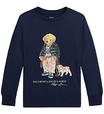 Polo Ralph Lauren Bluse - Navy m. Kuscheltier
