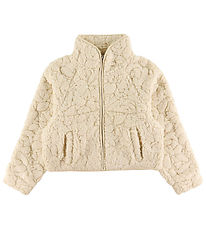 Roxy Fleecejacke - Blurry Cloud - Pergament