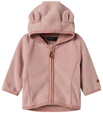 Name It Fleece Jacket - NbnMeeko - Woodrose