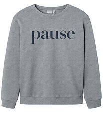 Name It Sweatshirt - NkmNello - Grey Melange