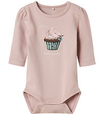 Name It Bodysuit l/s - NbfNucake - Burnished Lilac
